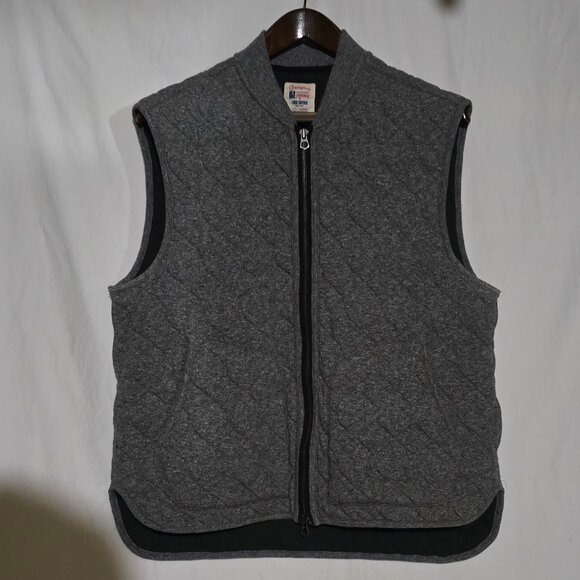 Champion X Todd Snyder Made in Canada Quilted Vest - Gray - Sz L* - Picture 3 of 5